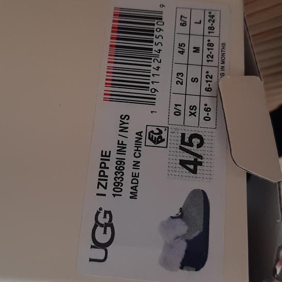 NWT, Infant UGG I Zippie Owl Eye Booties, SZ 4-5 or 12-18 mos - Picture 7 of 9